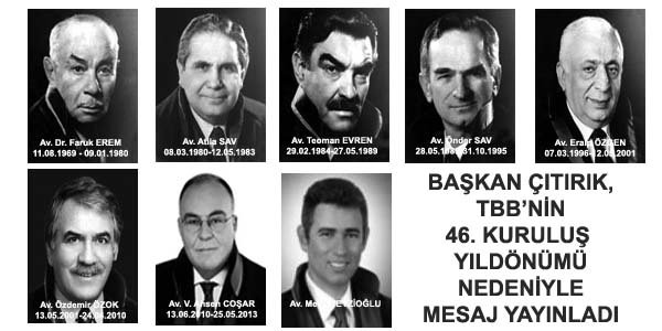 TBB 'NİN 46. KURULUŞ YIL DÖNÜMÜ