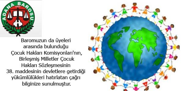 BM Çocuk Hakları Sözleşmesi'nin 38. maddesi..