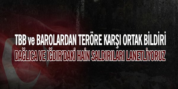 DAĞLICA VE IĞDIR’DAKİ HAİN SALDIRILARI LANETLİYORUZ