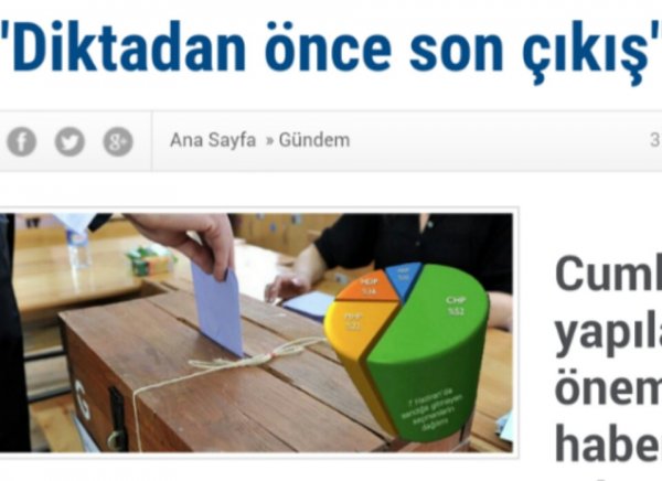 Diktadan önceki
