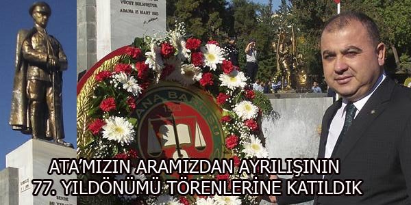 Atatürk Ölüm Yıldönümünde Törenlerle Anıldı