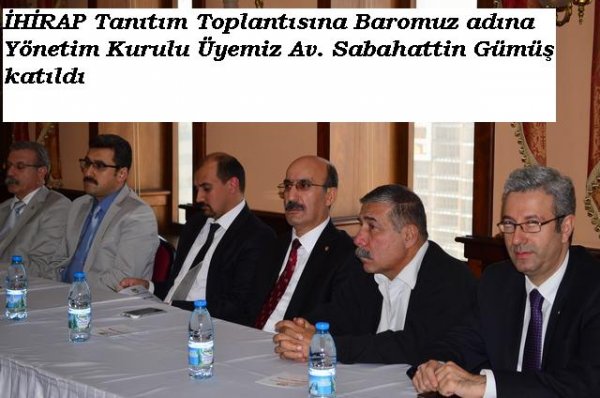 (İHİRAP) Tanıtım Toplantısı;