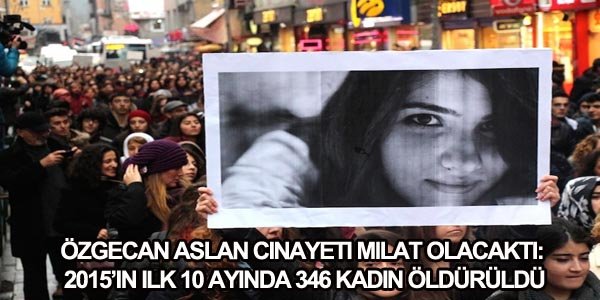 2015’in ilk 10 ayında 346 kadın öldürüldü