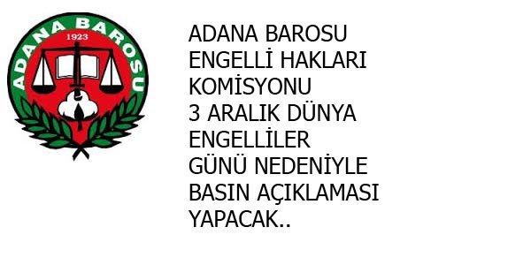 3 ARALIK DÜNYA ENGELLİLER GÜNÜ YAPILACAK BASIN AÇIKLAMASINA TÜM MESLEKTAŞLARIMIZI DAVET EDİYOR