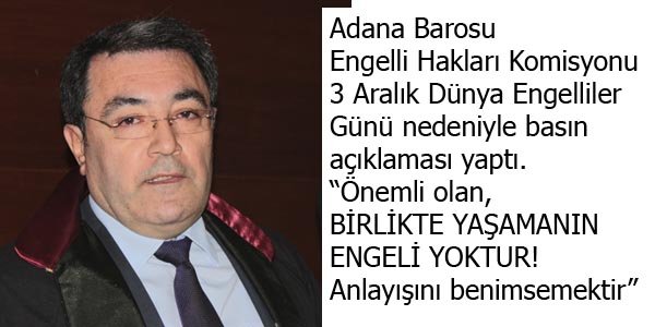 3 ARALIK DÜNYA ENGELLİLER GÜNÜ-2015