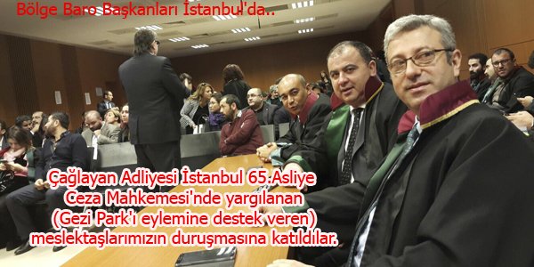 Bölge Baro Başkanları İstanbul'da..