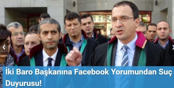 İki Baro Başkanına Facebook Yorumundan Suç Duyurusu!