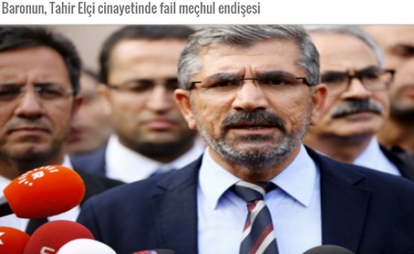 Tahir Elçi dosyasının faili meçhul..