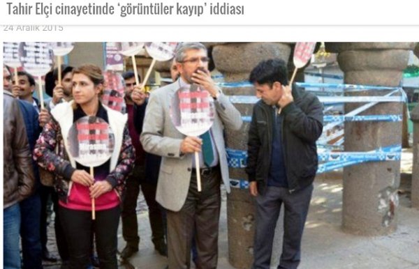 Tahir Elçi cinayetinde 'görüntüler kayıp' iddiası