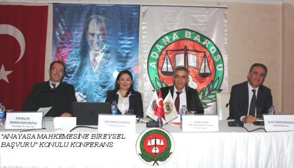 Anayasa Mahkemesine Bireysel Başvuru konferans