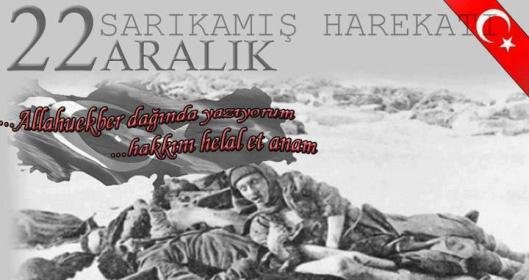 Sarıkamış harekatının yıldönümü