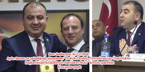 Baro Başkanımız Av. ÇITIRIK, Hukuk Devleti, Demokrasi,