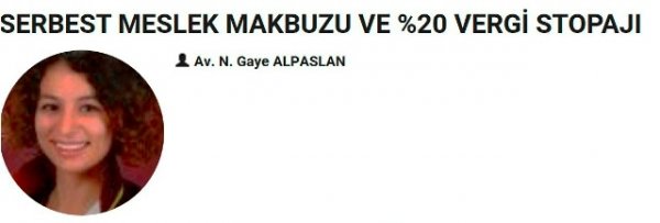 Serbest Meslek