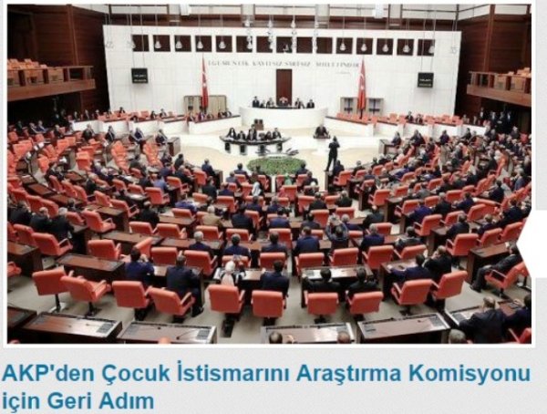 AKP'den Çocuk İstismarını Araştırma Komisyonu için Geri Adım
