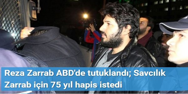 Savcılık Zarrab için 75 yıl hapis istedi
