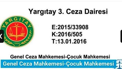 Yargıtay 3. Ceza Dairesi E:2015/33908