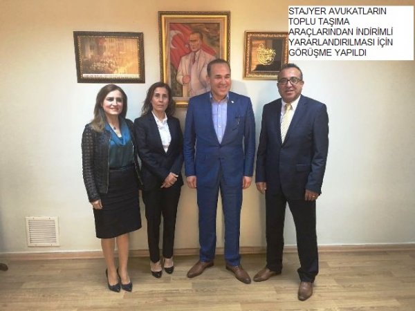 STAJYER AVUKATLAR İÇİN TOPLU TAŞIMA