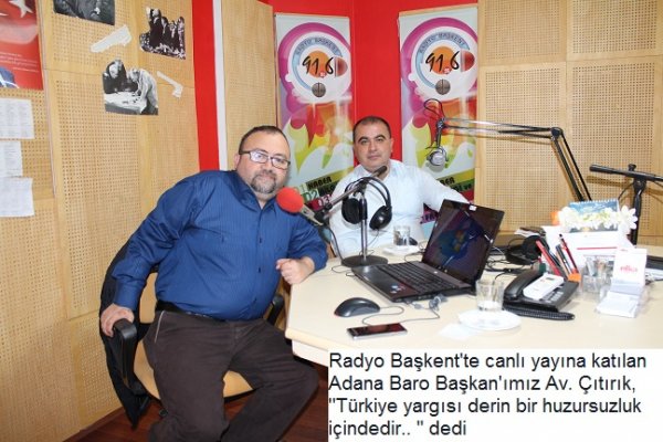 "Türkiye yargısı derin bir huzursuzluk içindedir.. "