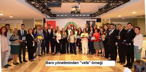Baro yönetiminden emeğe "vefa" örneği